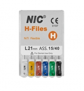NiTi H FileAss21-15-40-pck6